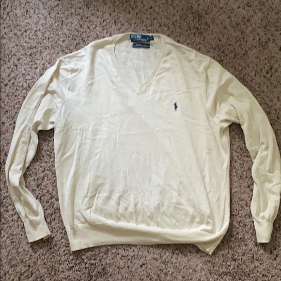 Polo Ralph Lauren Other - Ralph Lauren Polo 100% Pina cotton V neck sweater